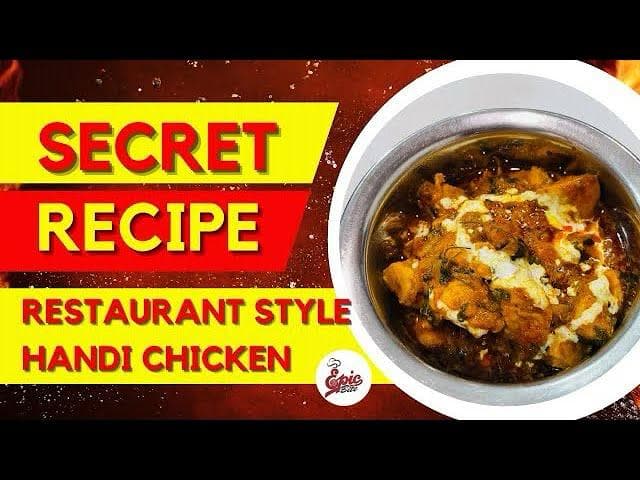 CHICKEN HANDI RESTAURANT STYLE