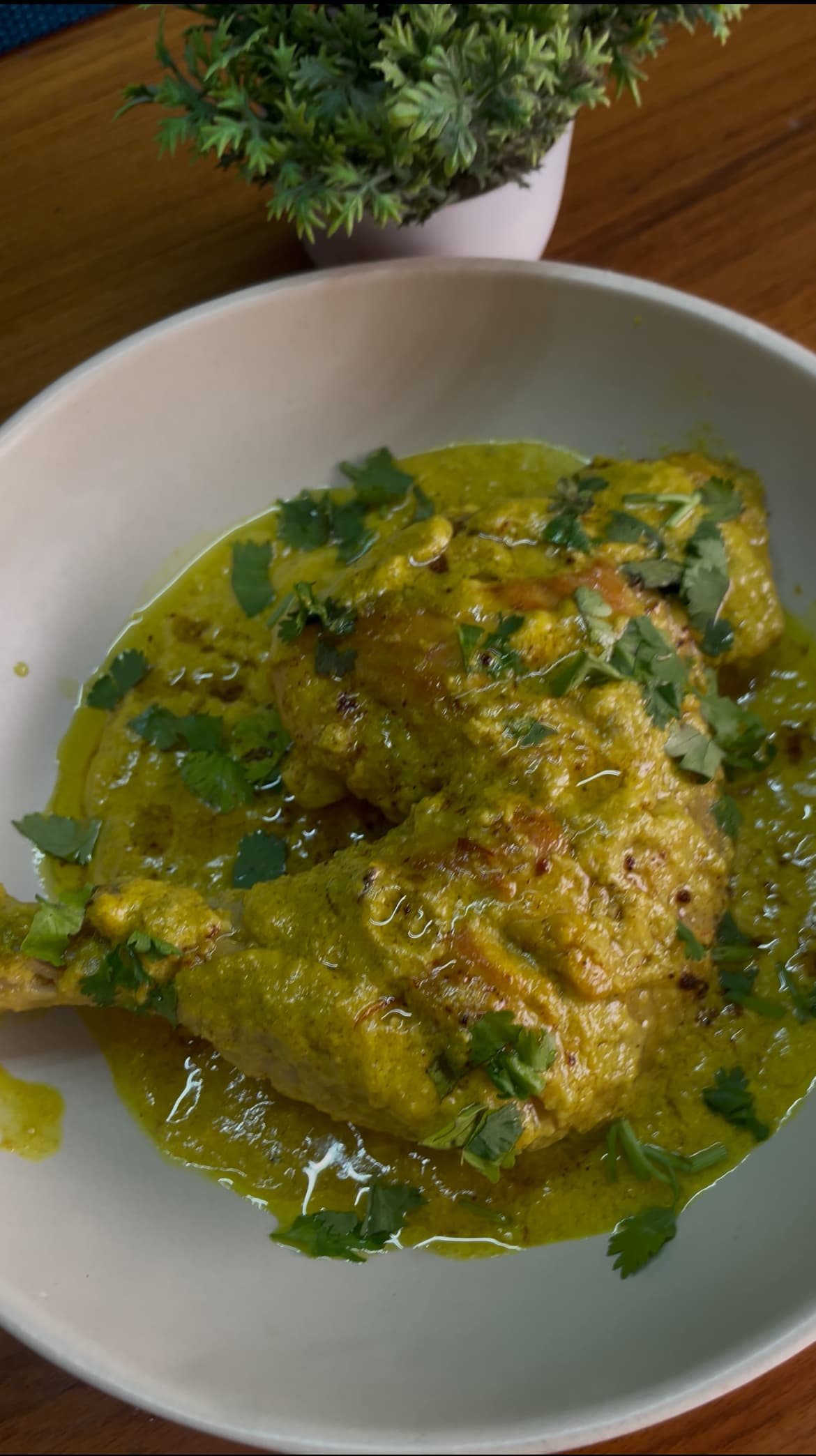 Restaurant style chicken creamy masala