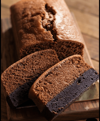 Eggless Double Chocolate Brownie Butter Cake